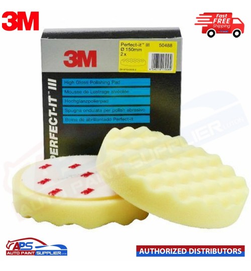 3M 50488 Perfect-it III Yellow Polishing Compounding 150mm 1 Pad 1PC